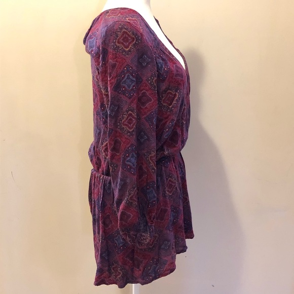 Boho wrap front American Eagle romper - Picture 3 of 8